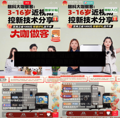 100万投资者坐上“过山车”？京东方A暴涨后3天急跌近15%-第2张图片