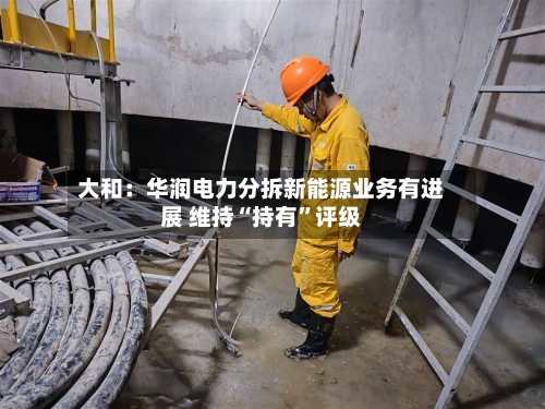 大和：华润电力分拆新能源业务有进展 维持“持有”评级-第2张图片