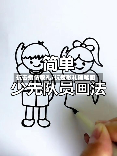 抗击疫情敬礼/抗疫敬礼简笔画-第3张图片