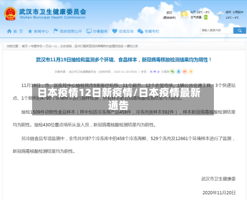 日本疫情12日新疫情/日本疫情最新通告-第3张图片
