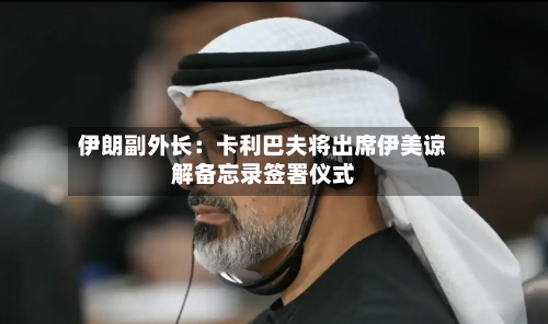 伊朗副外长：卡利巴夫将出席伊美谅解备忘录签署仪式