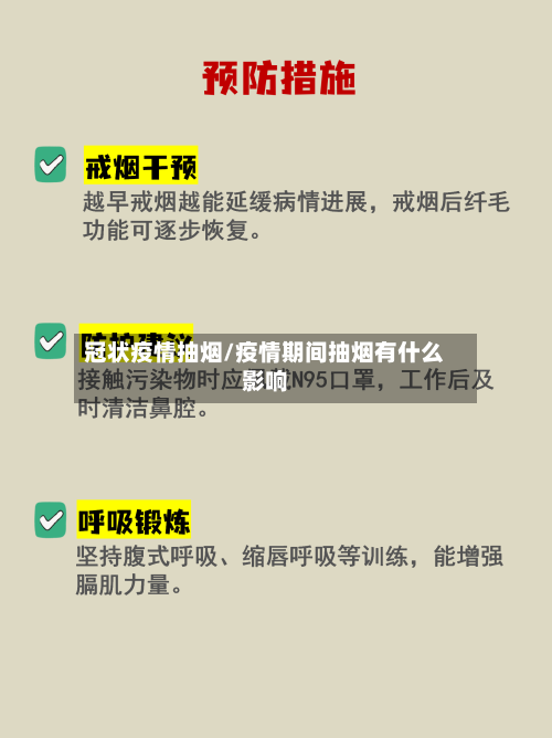冠状疫情抽烟/疫情期间抽烟有什么影响