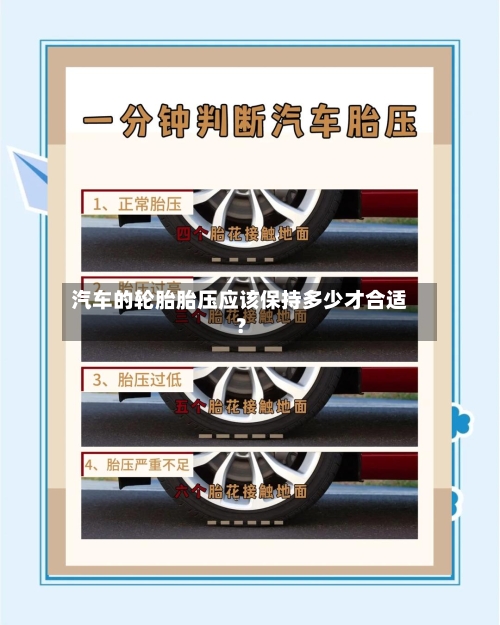 汽车的轮胎胎压应该保持多少才合适？