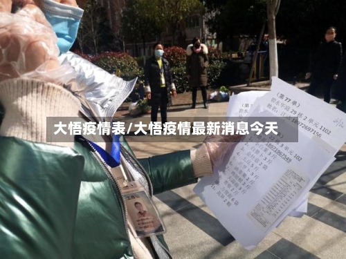 大悟疫情表/大悟疫情最新消息今天-第2张图片