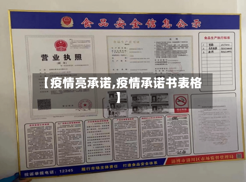 【疫情亮承诺,疫情承诺书表格】