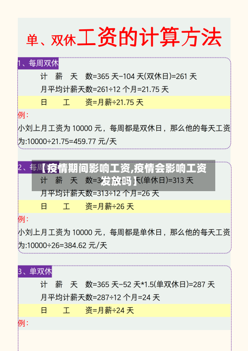 【疫情期间影响工资,疫情会影响工资发放吗】