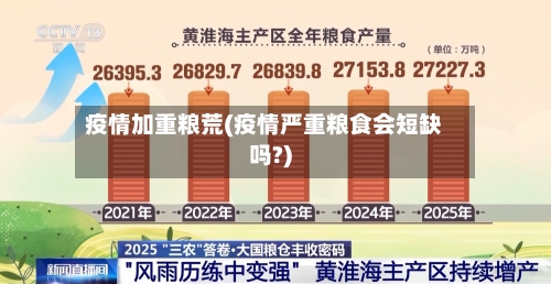 疫情加重粮荒(疫情严重粮食会短缺吗?)-第3张图片