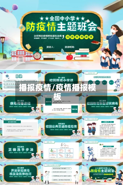 播报疫情/疫情播报模板-第2张图片