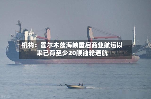 机构：霍尔木兹海峡重启商业航运以来已有至少20艘油轮通航-第2张图片
