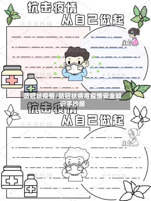 防冠状疫情/防冠状病毒疫情安全知识手抄报