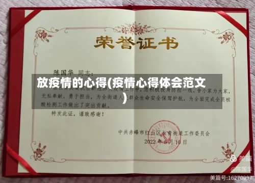 放疫情的心得(疫情心得体会范文)-第2张图片