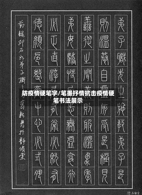 防疫情硬笔字/笔墨抒情抗击疫情硬笔书法展示-第2张图片