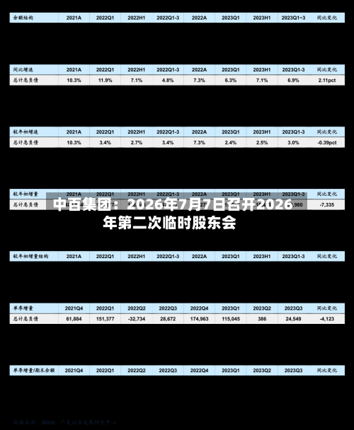 中百集团：2026年7月7日召开2026年第二次临时股东会-第1张图片