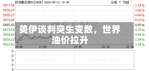 美伊谈判突生变数，世界油价拉升