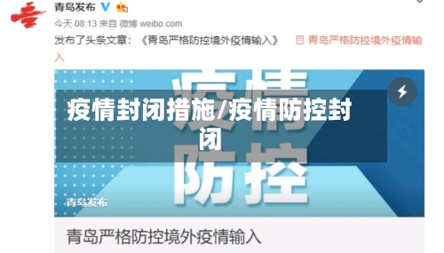 疫情封闭措施/疫情防控封闭