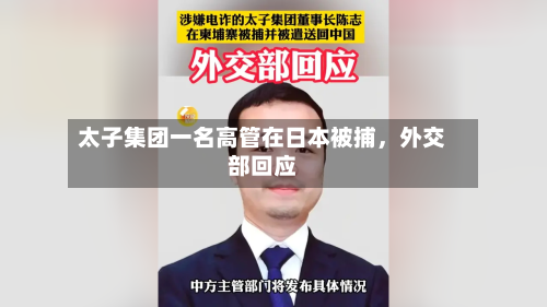 太子集团一名高管在日本被捕	，外交部回应-第3张图片