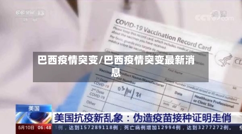 巴西疫情突变/巴西疫情突变最新消息-第3张图片