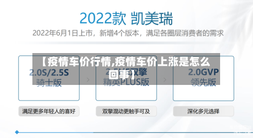 【疫情车价行情,疫情车价上涨是怎么回事】