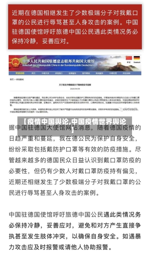 【疫情中国舆论,中国疫情世界舆论】