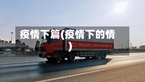 疫情下篇(疫情下的情)-第3张图片