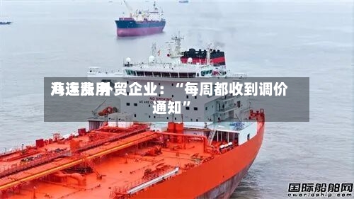 海运费用八连涨 外贸企业：“每周都收到调价通知”