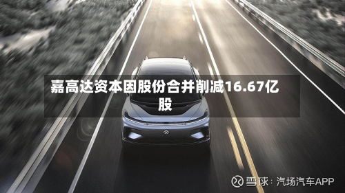 嘉高达资本因股份合并削减16.67亿股-第1张图片