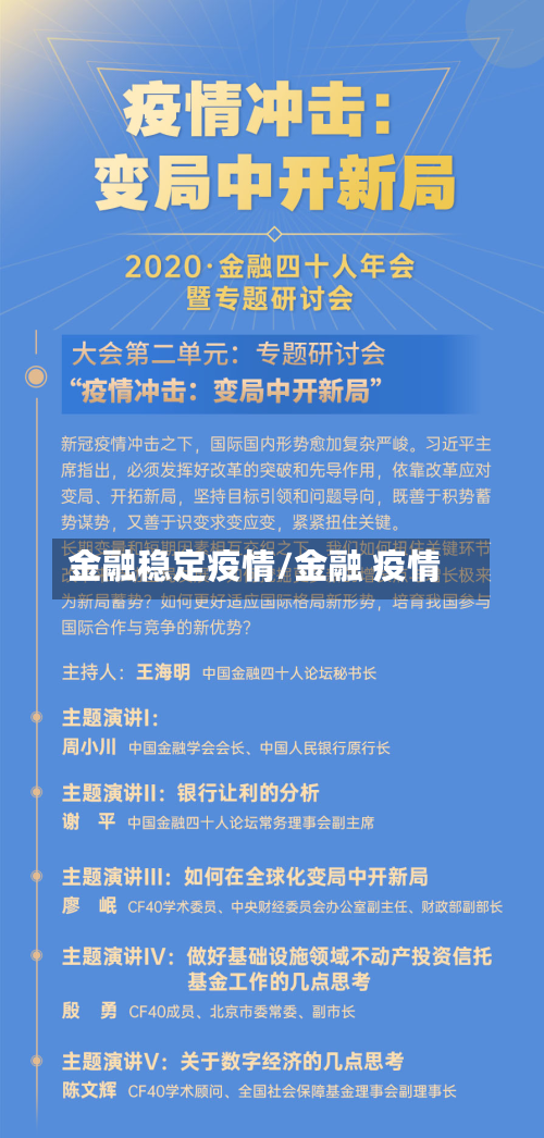 金融稳定疫情/金融 疫情