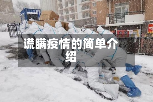 谎瞒疫情的简单介绍-第2张图片