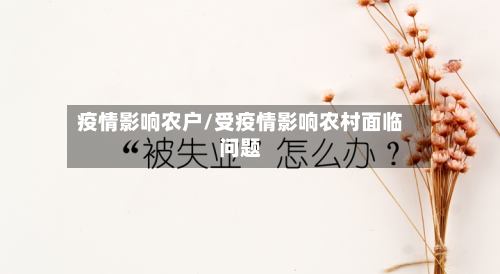 疫情影响农户/受疫情影响农村面临问题-第2张图片