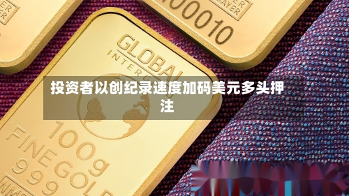 投资者以创纪录速度加码美元多头押注-第3张图片