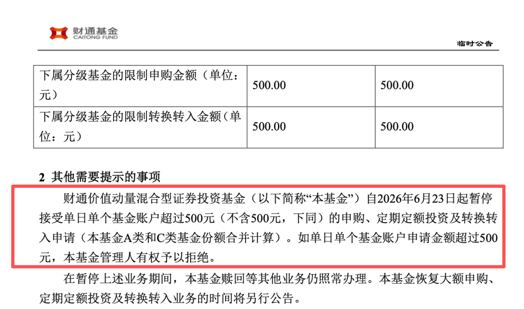 金梓才，旗下多只基金一起限购！